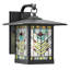 Lanterne murale d'extérieur à 1 ampoule noire H 11,75 po Broughshane