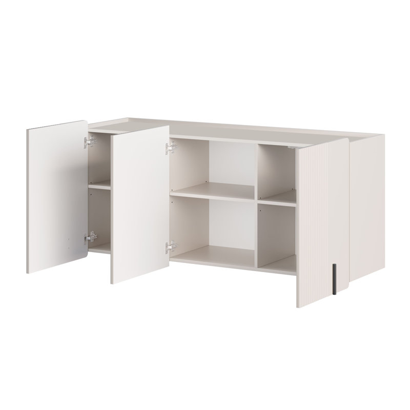 Colner 150cm Sideboard, Black/Beige