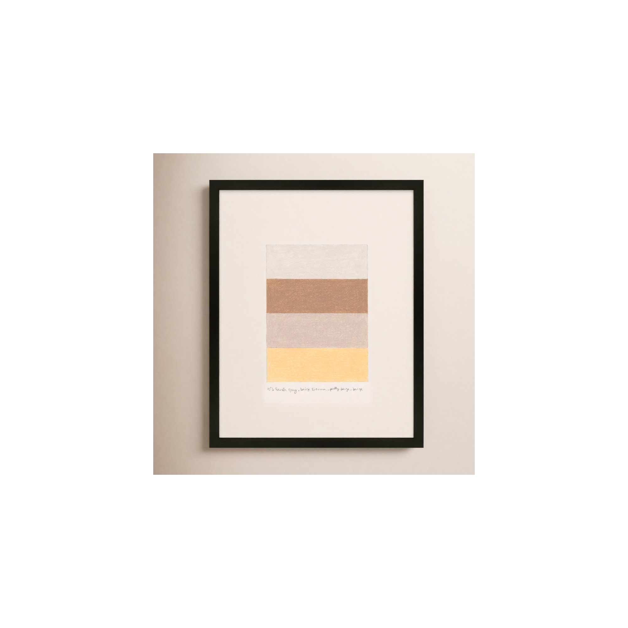 Stacks by Beth James, 38" H x 30" W x 1.25" D, Black Framed