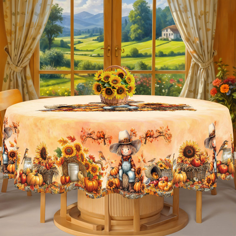 Nappe automne-hiver 180x180cm, 70,87 po rond