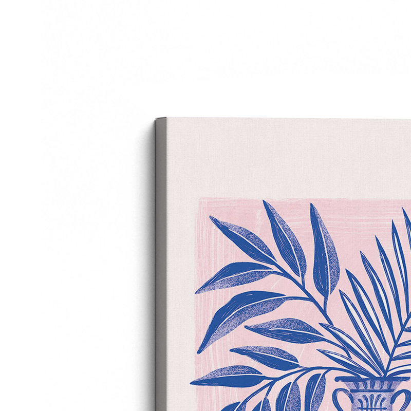 «Botanical Elegance», reproduction de vase sur toile, Toile tendue, H 48 po x l 32 po x P 1,25 po