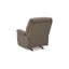 Fauteuil inclinable manuel berçant Ead, mousse moelleuse, polyester brun muscade-111119519