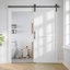 Porte de grange en bois manufacturé avec quincaillerie d'installation-87134251-87183456