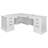 Elrose L-Shaped Executive Desk with Power Outlet