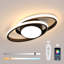  Double Circle Dimmable LED Flush Mount-400623799