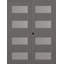 Porte double standard en bois manufacturé et en verre Della-71006212-71006207-71006211
