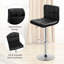 Tabouret de bar pivotant à hauteur réglable Ashanni-817423033