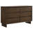 Genu 4pc Queen Size Bedroom Set, Modern Warm Brown Rubberwood-114566123