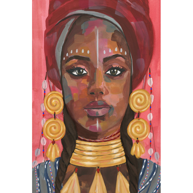 Ornament Empress I by Annie Warren - Wrapped Canvas Print, 76cm H x 51cm W
