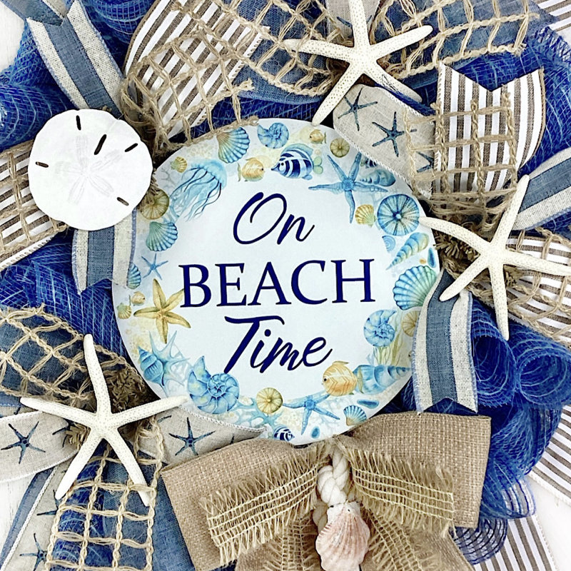 Handcrafted Burlap 18'' Wreath