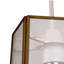 24cm H Glass Square Pendant Shade ( Uno ) in Gold