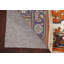 Tapis de couloir oriental géométrique en laine Heriz noué à la main 3 x 8