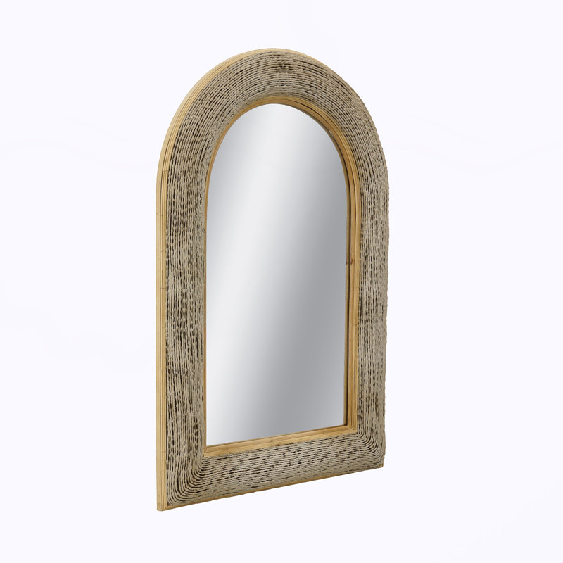 Miroir arqué tissé