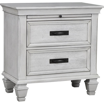 Desmond 2 Drawer Nightstand by Canora Grey