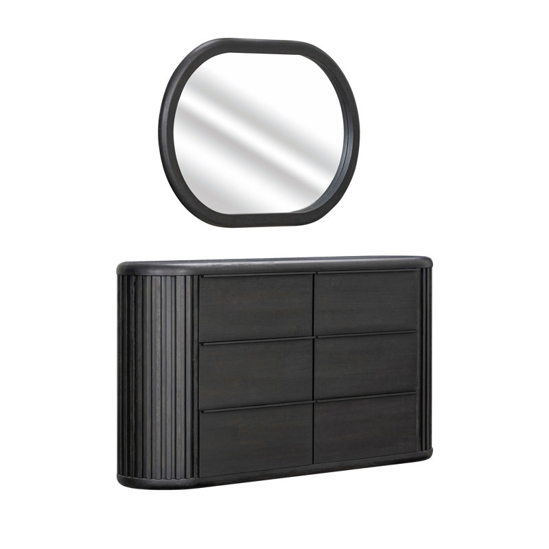 Ensemble commode et miroir 2 pièces Anatolja
