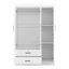 Armoire à miroir 3 portes avec tablettes-1040092494