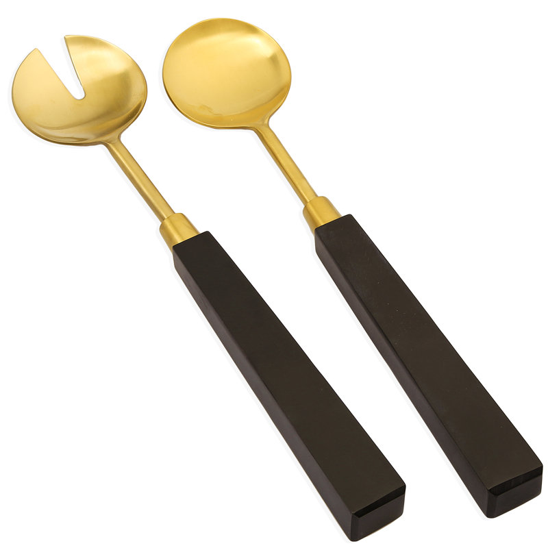Bartz Stainless Steel Salad Servers