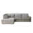 Beige Grey Polyester/Chenille