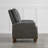 Bracking Upholstered Manual Push Back Recliner-1517759802