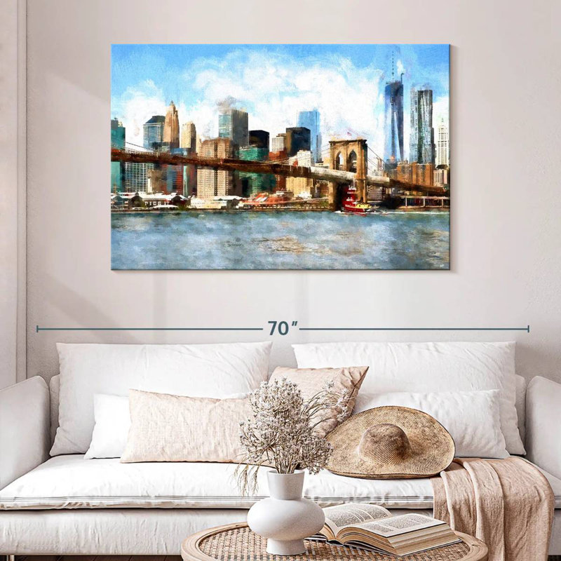 Pont Nicci Brooklyn, New York, H 32 po x l 48 po