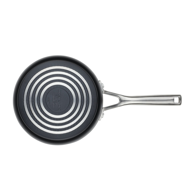 KitchenAid - Hard-Anodized Induction Nonstick Cookware Set, 10-Piece - Matte Black