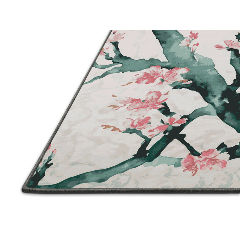 Silky Soft Plush Gray Area Rug, Round 4'