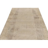 Distressed Homage Hand Knotted Wool Animal Print Area Rug