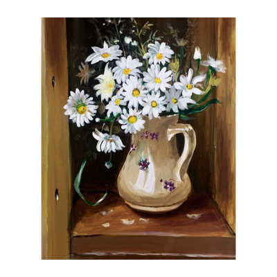 Nature morte de vase | Acrylique sur toile | Par Varnik Bansal