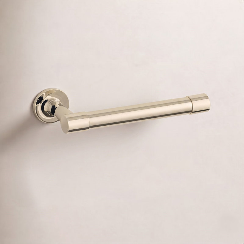 Kohler Purist Pivoting Toilet Paper Holder, Wall-Mount Bathroom Toilet Paper Holder, Vibrant French Gold
