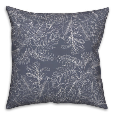 Botanical Sketch 4 Outdoor Square Pillow Cover & Insert