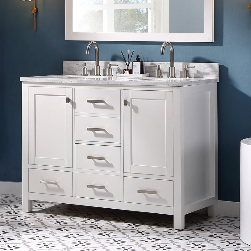Ensemble de meuble-lavabo double 48 po Whitney