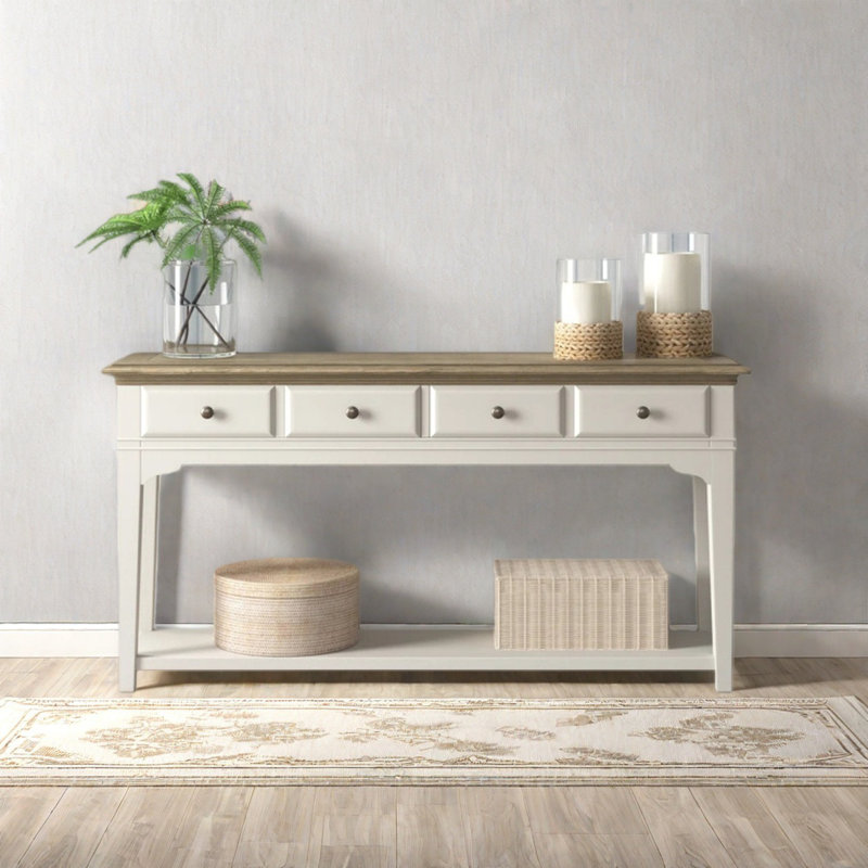 Console champêtre rétro