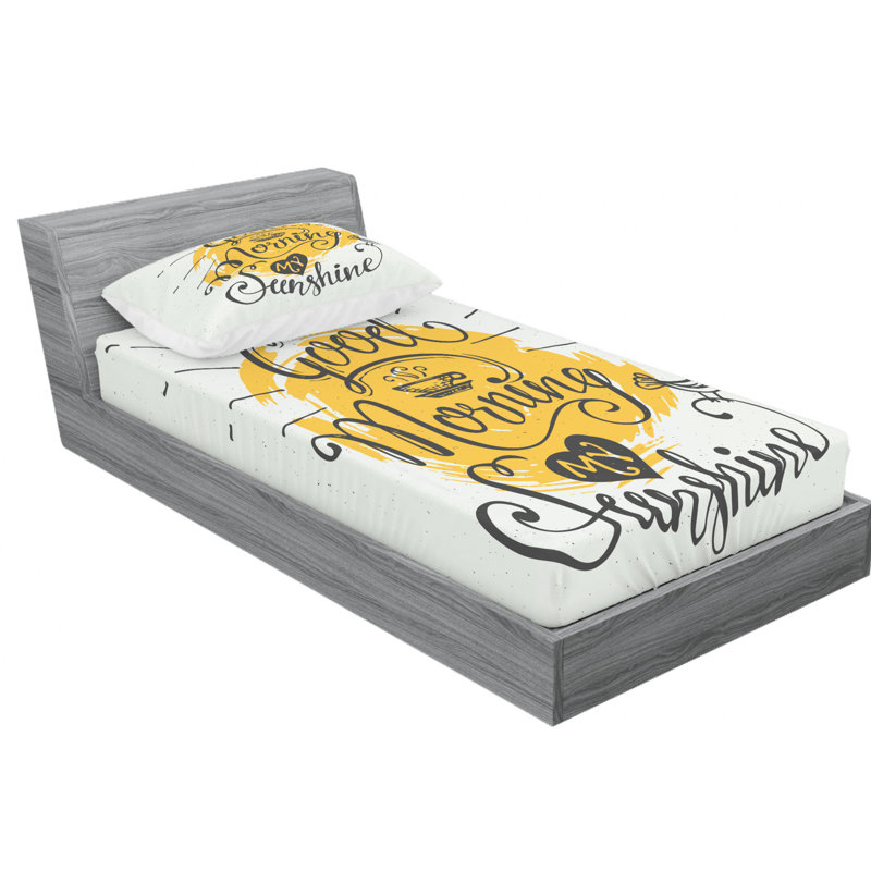 Microfiber Sheet Set, Twin XL Sheet Set with Fitted Sheet