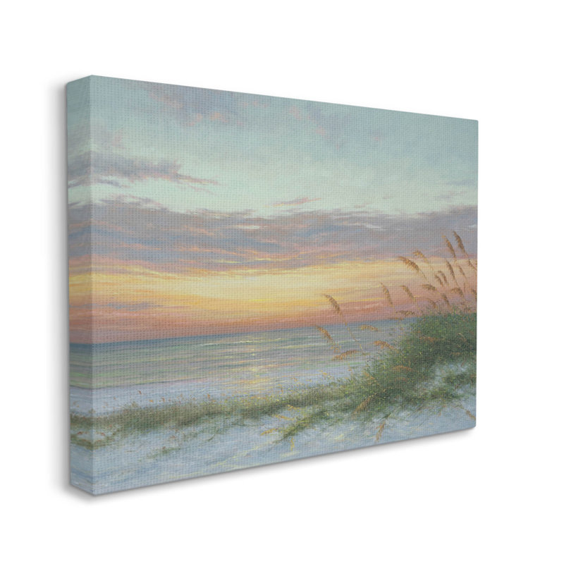 «Coastal Beach Summer Sunset» par Martin Figlinski, H 16 po x l 20 po x P 1,5 po