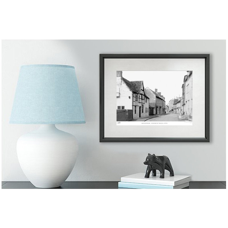 Melksham, Church Walk C1955 - Single Picture Frame Print, 40cm H x 50cm W x 2.3cm D