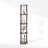 Shamblin 57.7" H x 11.6" W Corner Bookcase-1679498807
