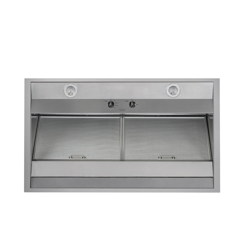 30" 590 CFM Ducted Wall Mount Range Hood with Night Light, Stainless Steel / Brushed Stainless