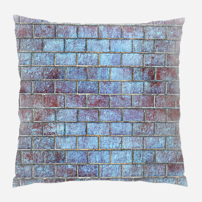 Mcminn Outdoor Reversible Throw Pillow, Microsuede, Indoor