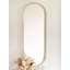 Delmarie Metal Oval Mirror