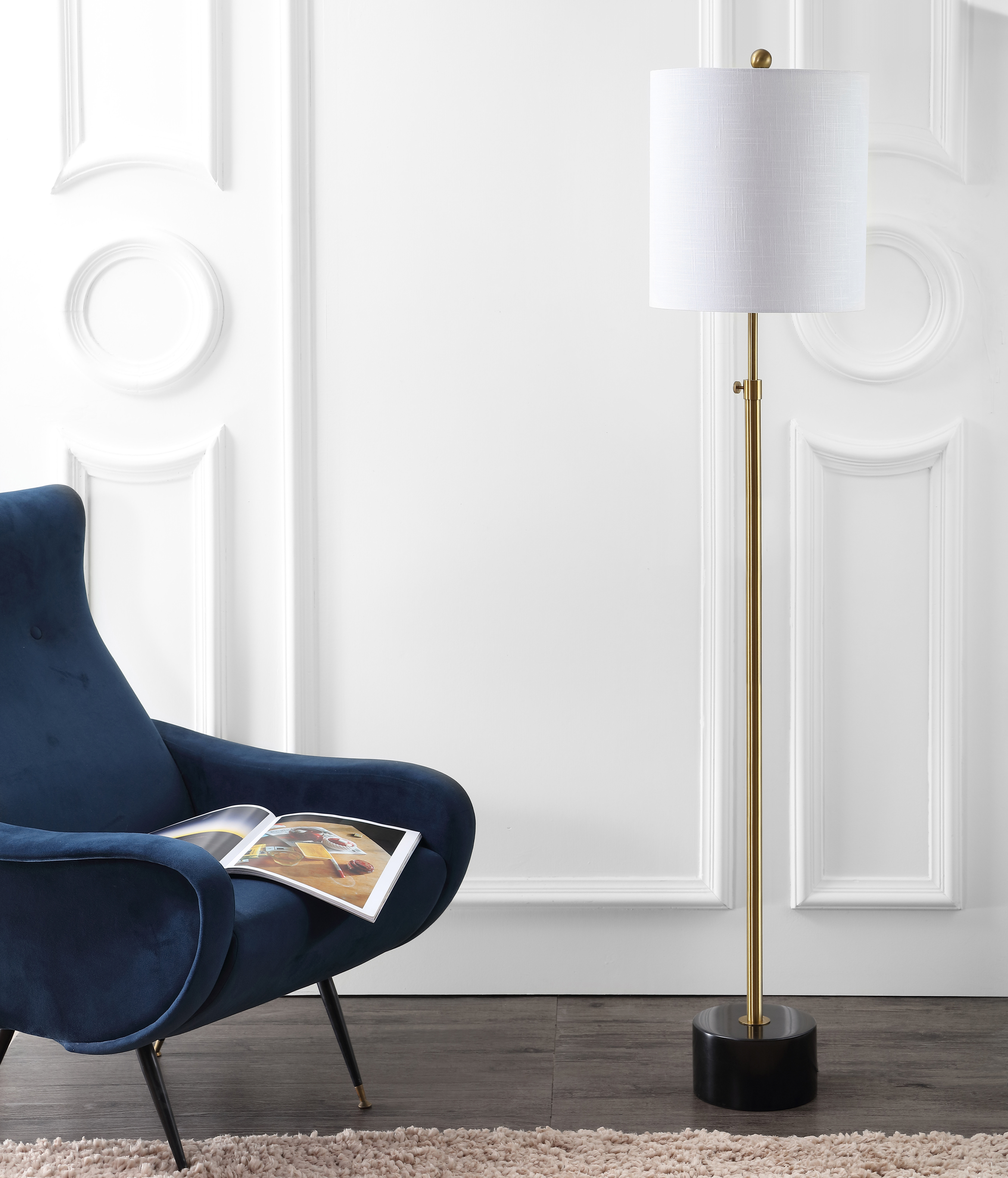 George Oliver 66-Inch Tall Metal Floo...