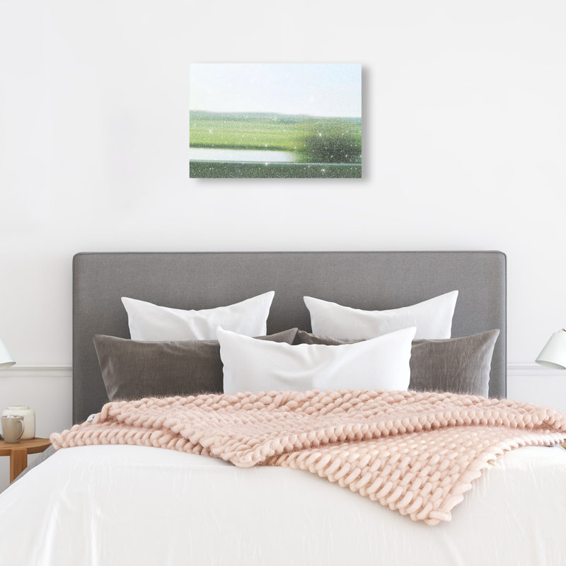 Velocity Meadow I Print by Oliver Gal, 10"H x 15"W, Gallery Wrapped