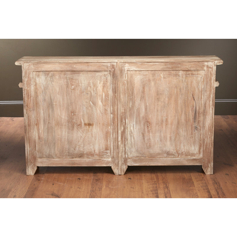 Gyrth 62" 4-Drawer Sideboard, Weathered Sand