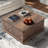 Nilla 35.5" Farmhouse Lift Top Coffee Table With Storage, Square Convertible Coffee Table, Centre Table, Storage Coffee Table For Living Room, Dining & Work, Modern Wood Center Table With Hidden Storage Compartment For Small Spaces, Apartment & Home Office, Coffee Table With Lift Top, Farmhouse Coffee Table, Vintage Brown-1894152952