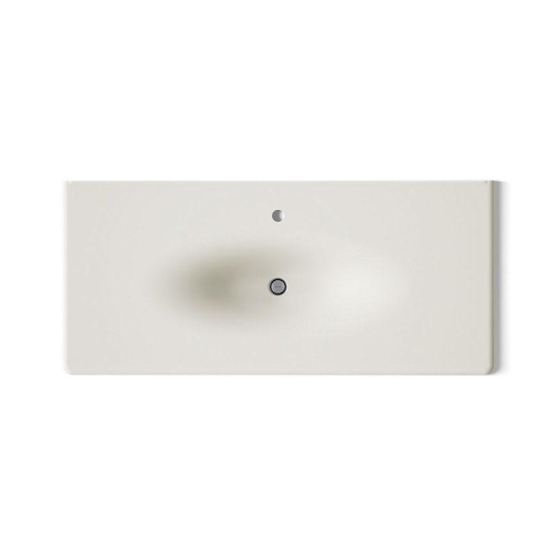Plateau de meuble-lavabo simple 50 po Iron Impressions®, Biscuit, Simple