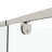 44 - 48" W X 71" H Pivot Swing Shower, 1/4" Tempered Glass, , Effortless Installation, Magnetic Closure, Leak Proof Design Glass Bathroom Door, , Convenient Install, Close, Waterproof-124897724