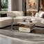 Table basse légère et luxueuse-112652085