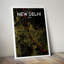 New Delhi City Map - No Frame Print-1472565726