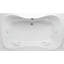 Builder Hourglass 72'' L Whirlpool Bathtub-9227629
