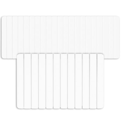 Diatomite Quick-dry Water-absorbing Bath Mat Set - X-large + Medium Gray Mats