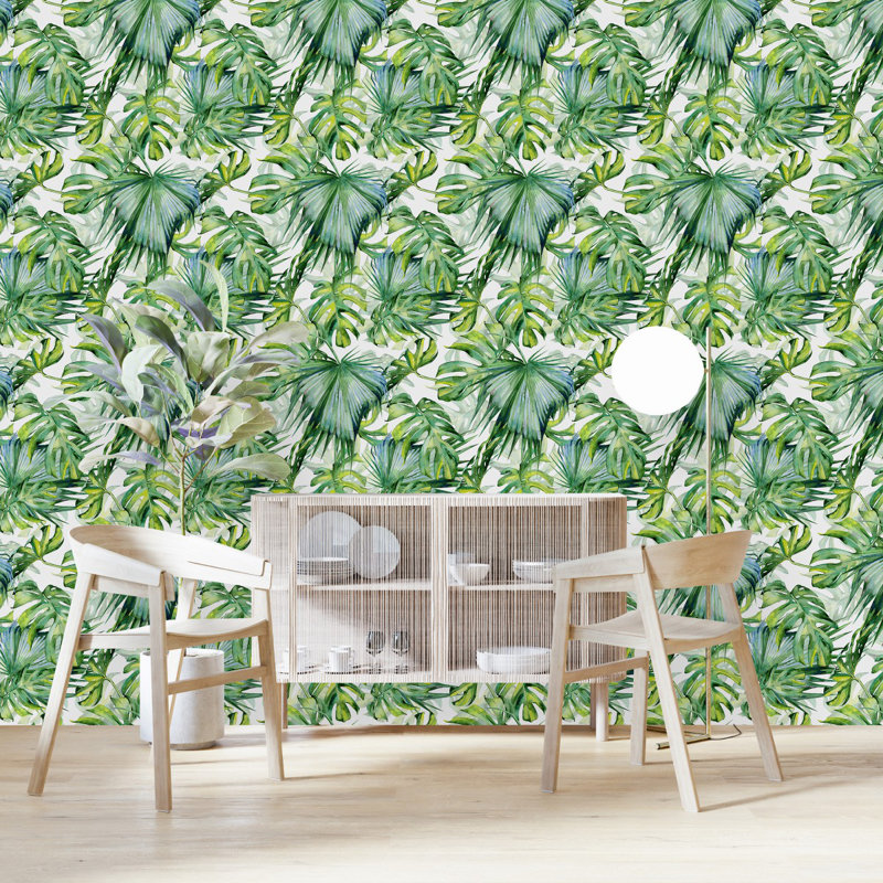 Panneau de papier peint Keiton, L 2,08 pi x L 10,42 pi